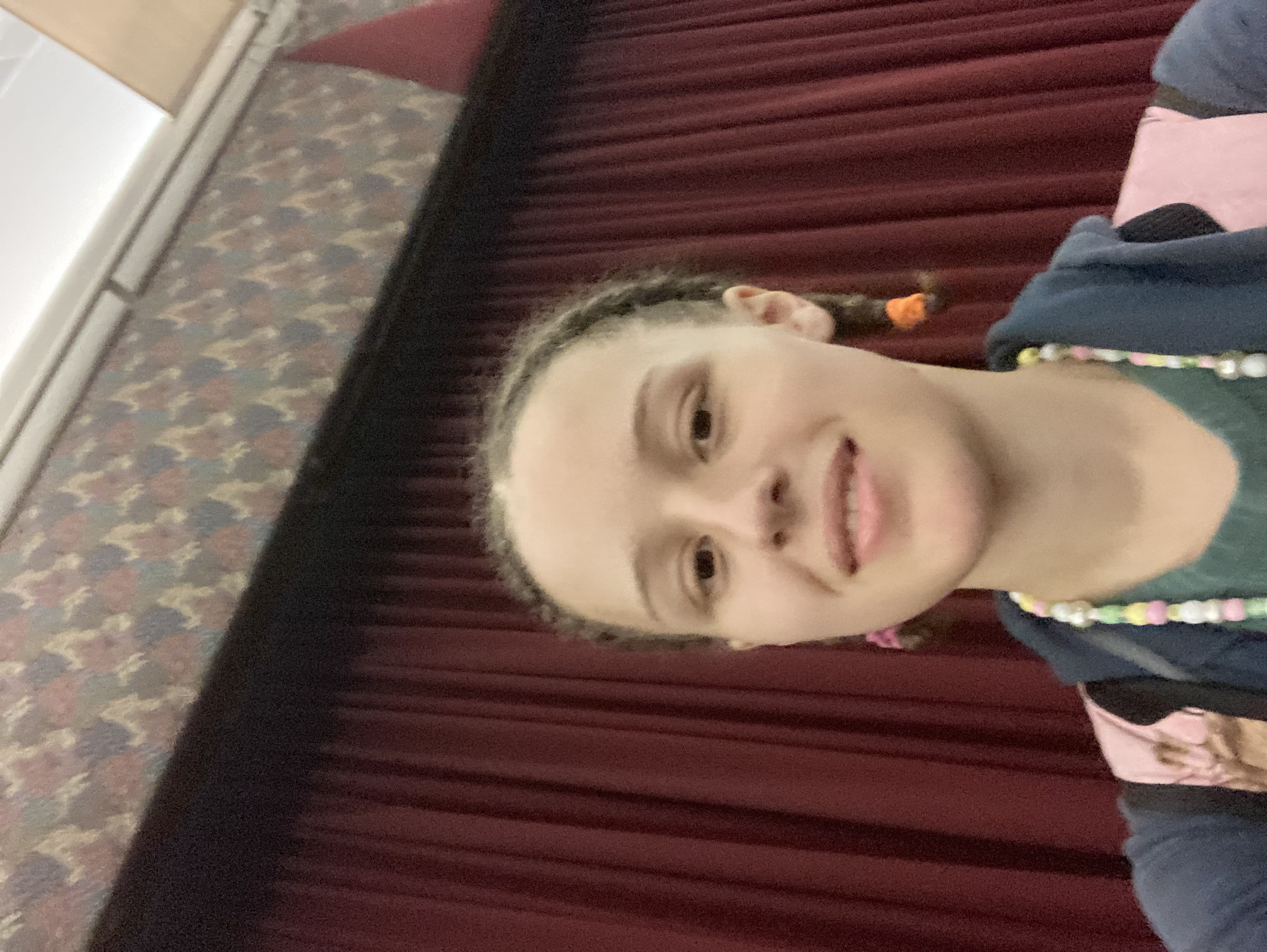 Selfie of Gabrielle at Honors auction event